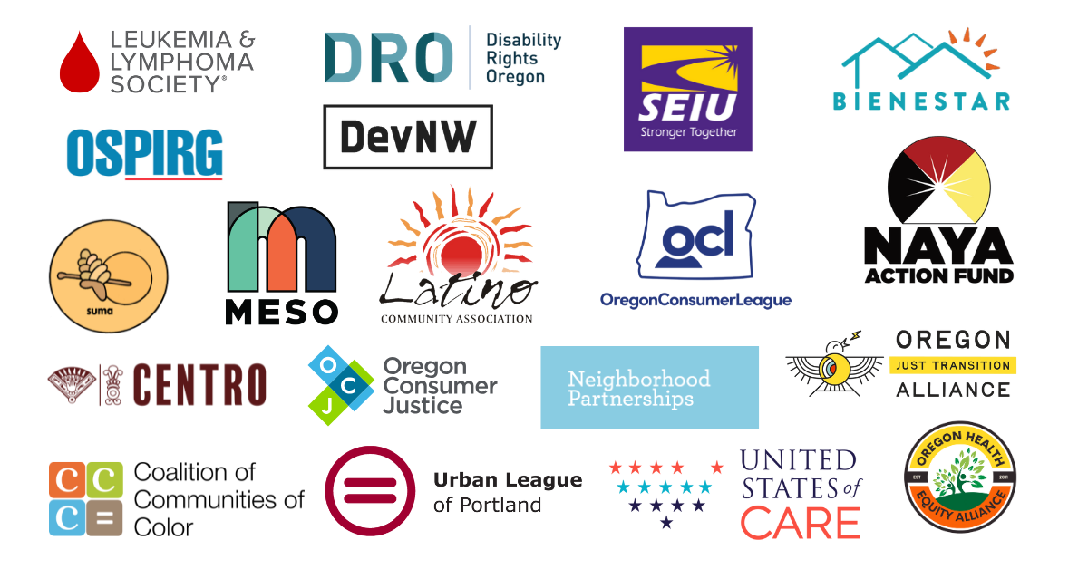 消费者联盟所有 18 个成员的标识图。