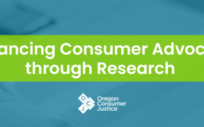 Advancing Consumer Advocacy through Research